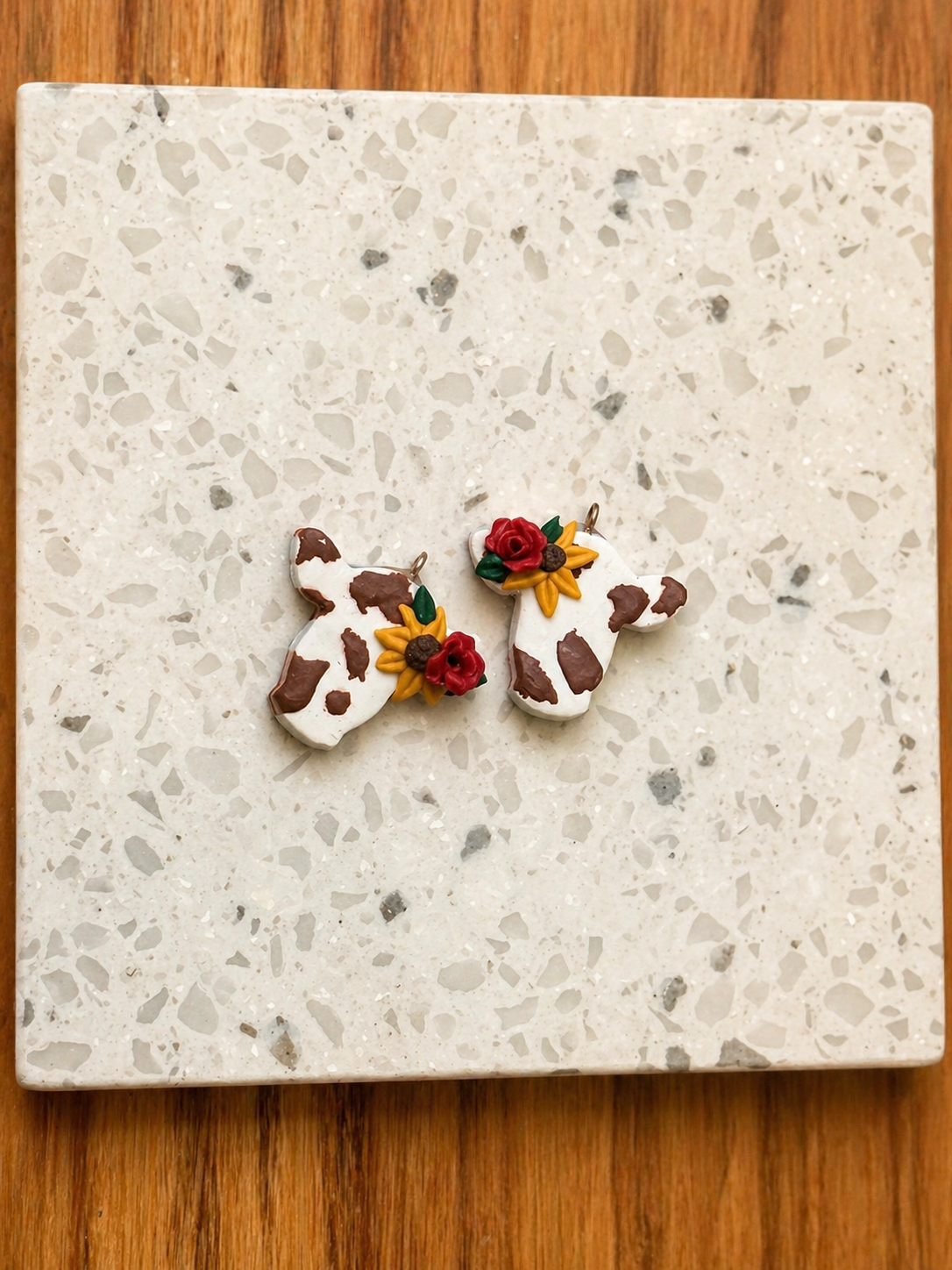 Floral cow